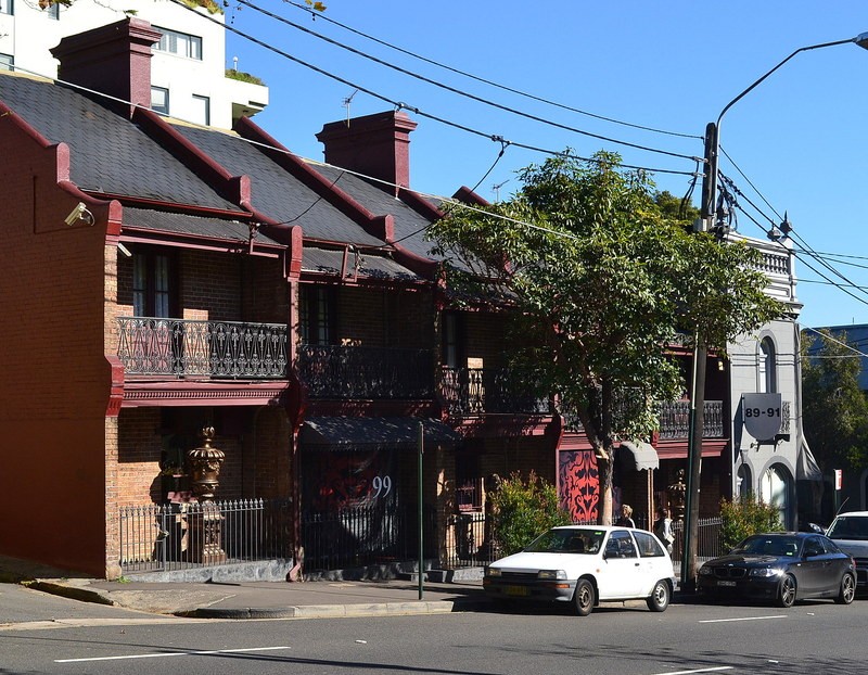 Sydney terraced houses