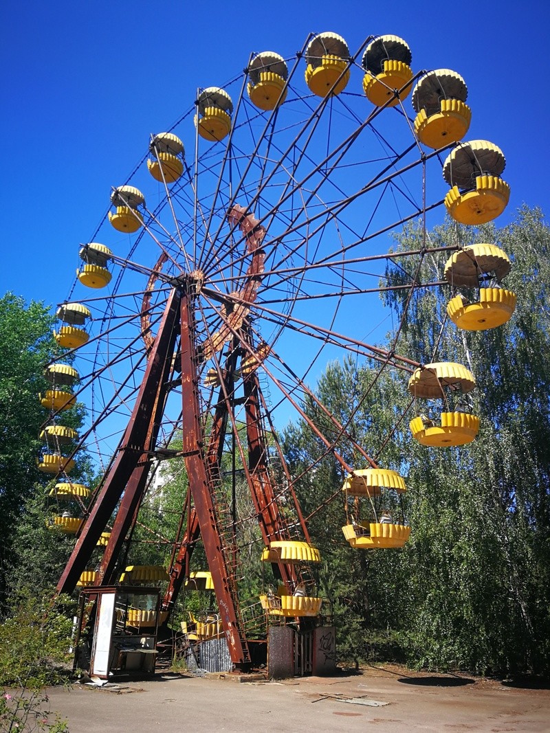 The famous Ferris wheel at Pripyat