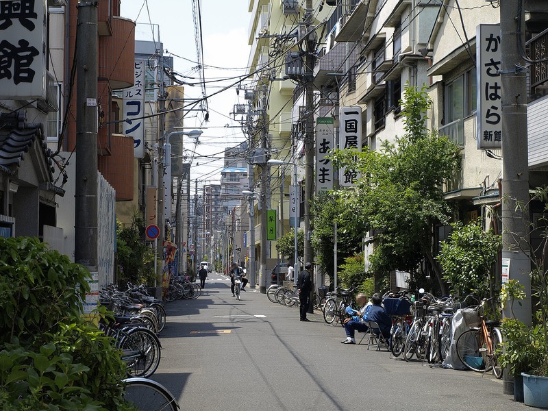 Street in Taito ward, Tokyo