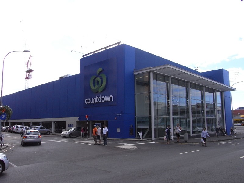 Countdown Quay Street, in central Auckland. The developer was not required to provide customer parking when it was built, but chose to anyway.