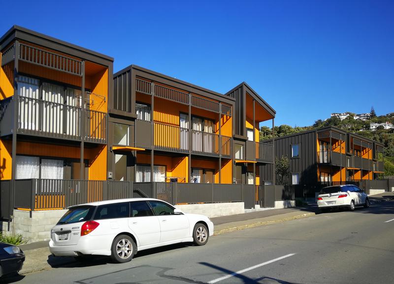 New terraced houses in Berhampore, Wellington